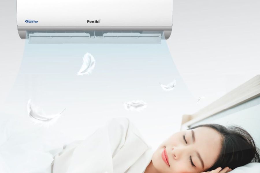 Máy lạnh Funiki chính hãng có chức năng ngủ, tự cài đặt chế độ ban đêm