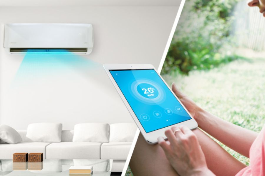 Công nghệ WIFI CONTROL giúp bạn điều khiển máy lạnh từ xa