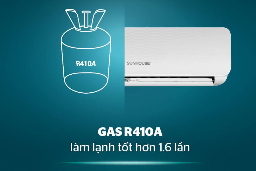 Sử dụng Gas R410a an toàn sức khỏe, thân thiện môi trường
