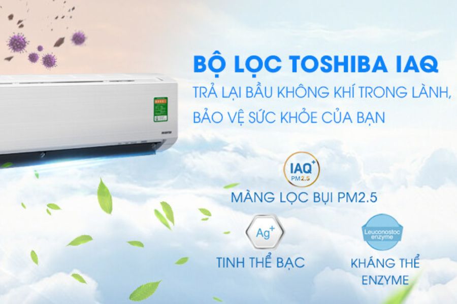Công nghệ lọc không khí IAQ trên máy lạnh Toshiba