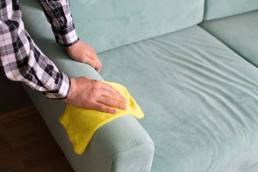 Các loại khăn lau chuyên dụng giúp ghế sofa Simili của bạn sạch sẽ