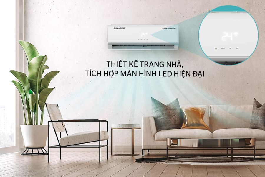 Máy lạnh Sunhouse được người tiêu dùng đánh giá cao về thiết kế