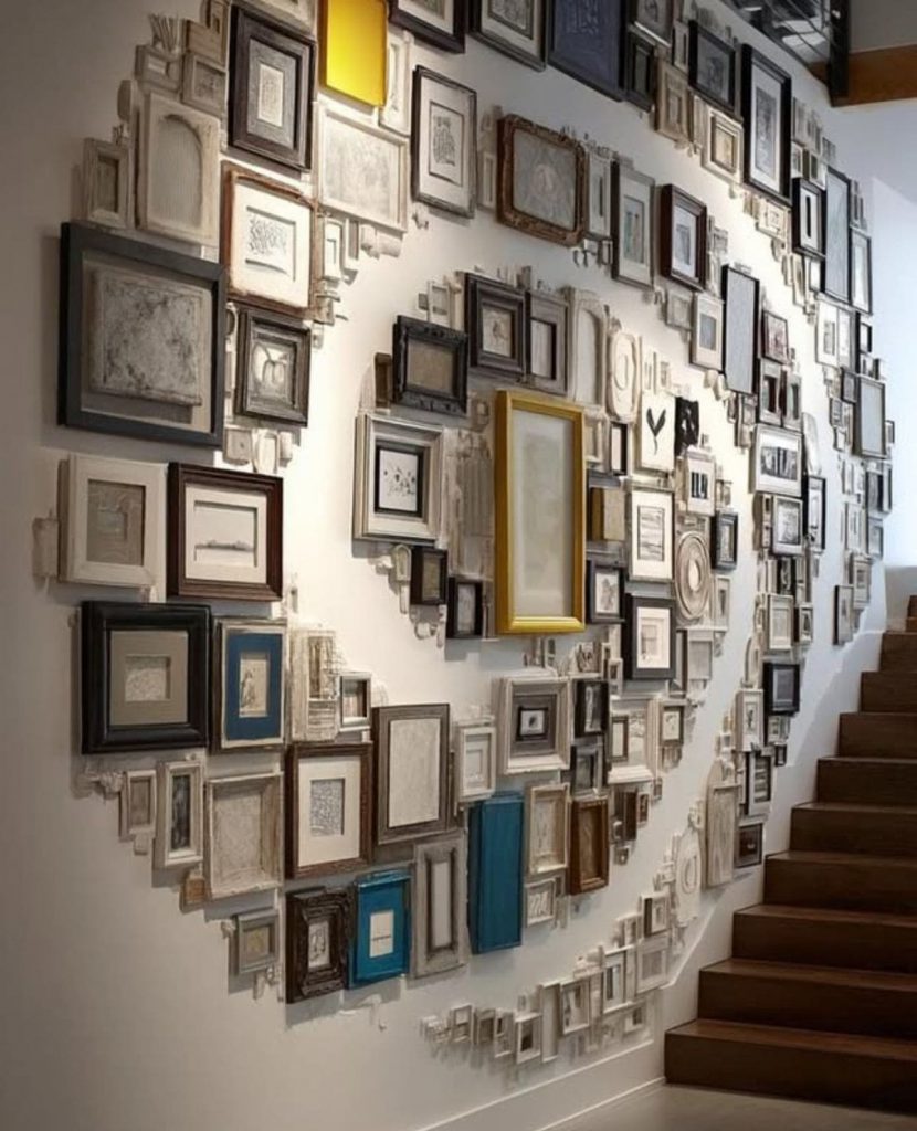 Bingkai Foto Dibentuk Geometris