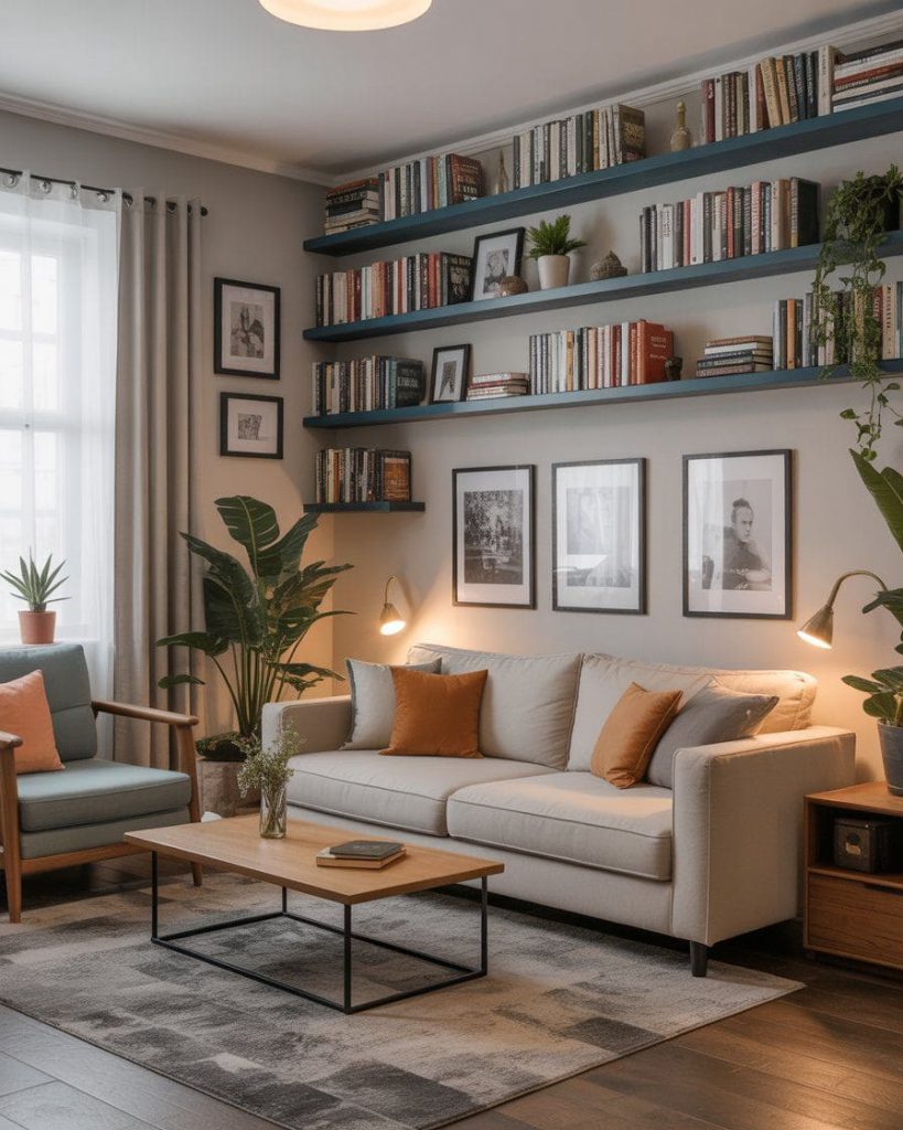 Foto Diselipkan di Rak Buku