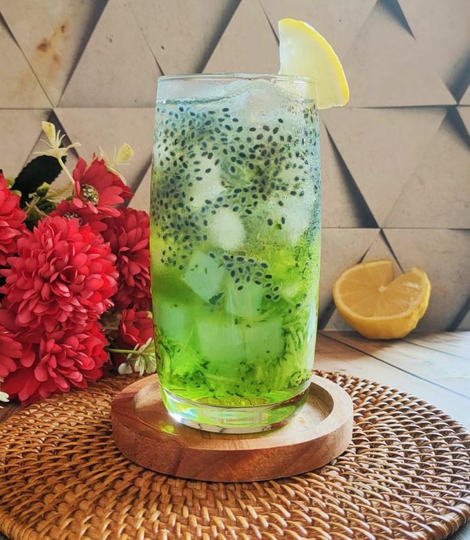 Es Timun Serut Selasih