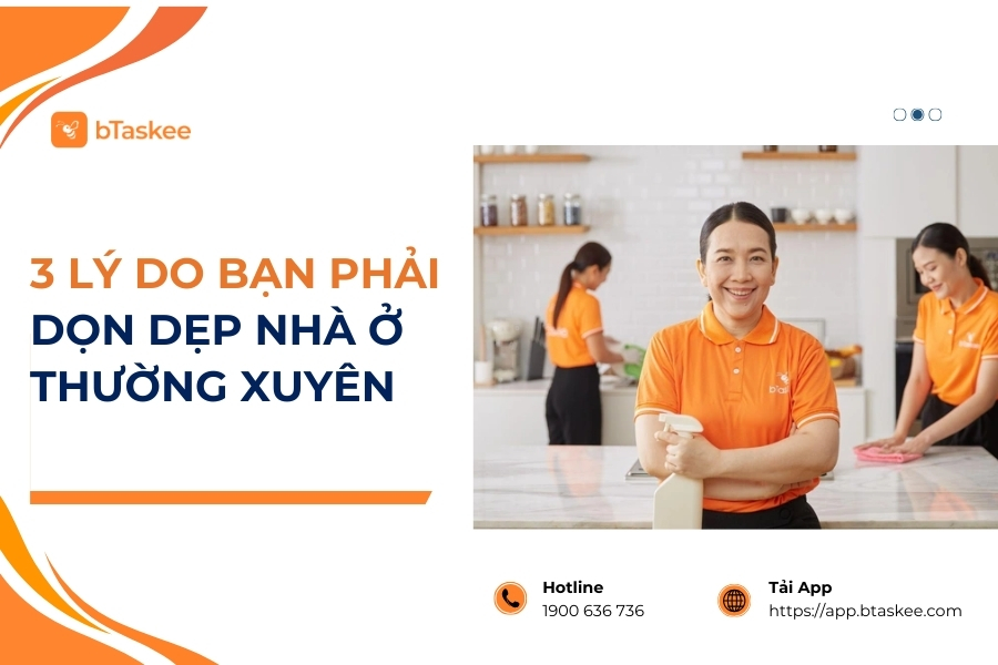 vì sao phải dọn dẹp nhà ở thường xuyên