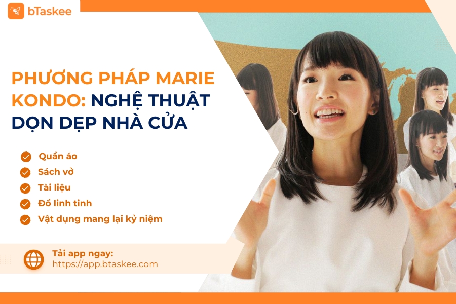 phương pháp dọn nhà của marie kondo
