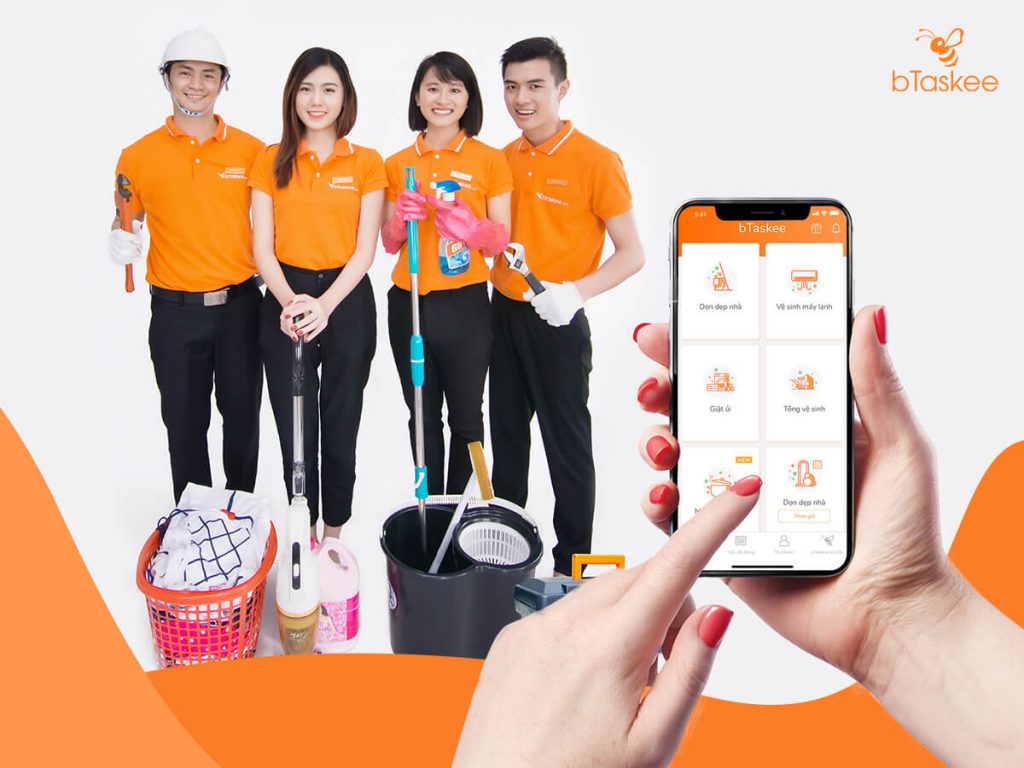 Dịch vụ giặt nệm tại nhà của bTaskee