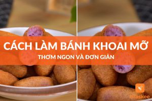 Bánh khoai mỡ chiên giòn