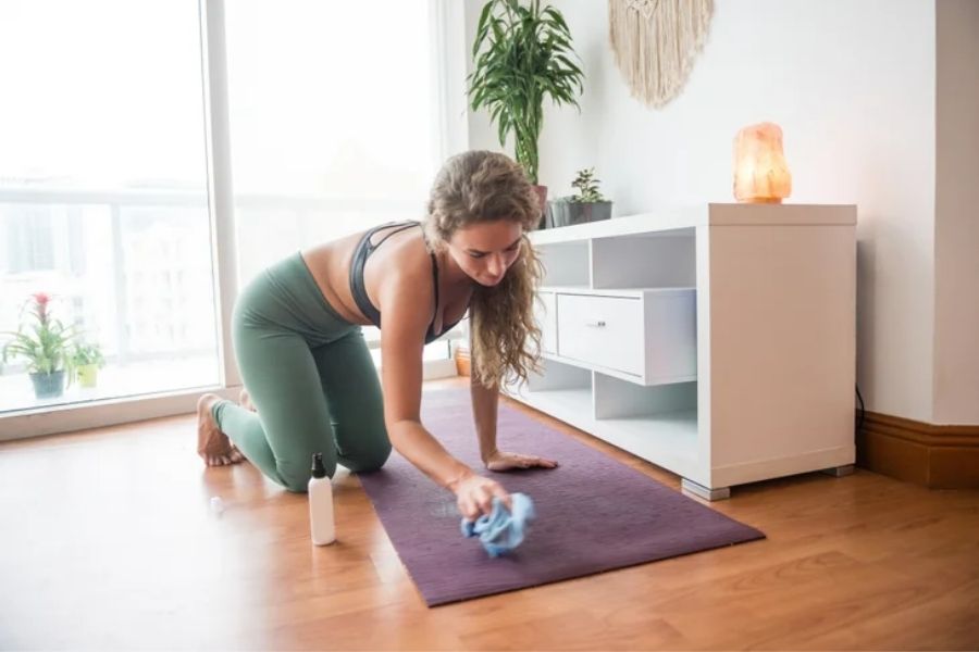 cách bảo quản thảm tập yoga