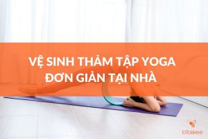 vệ sinh thảm yoga
