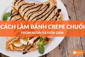 bánh crepe chuối