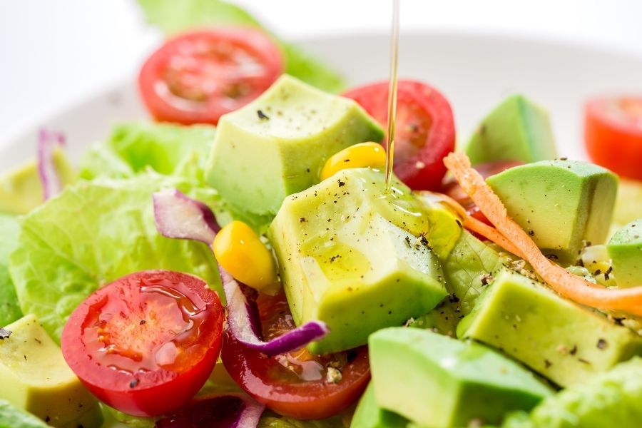 Công thức salad bơ cung cấp nhiều thành phần dinh dưỡng