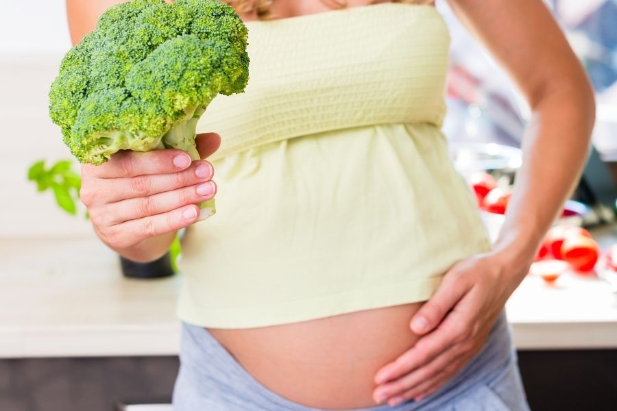 Bông cải xanh hỗ trợ sức khỏe thai kỳ