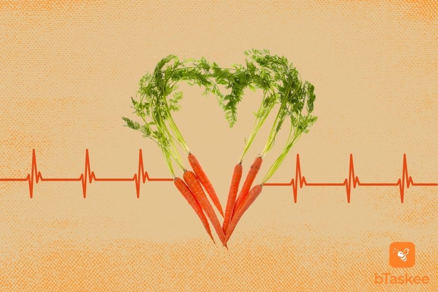 Cà rốt chứa chống oxy hỗ trợ sức khỏe tim mạch