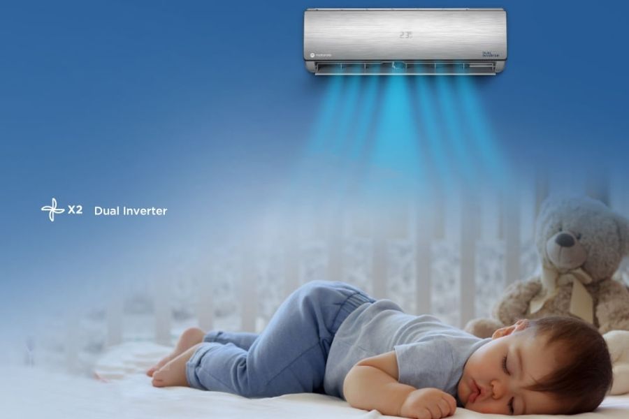 Hướng dẫn để các bé nằm trong phòng máy lạnh đúng cách