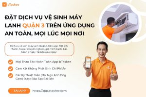 vệ sinh máy lạnh quận 3