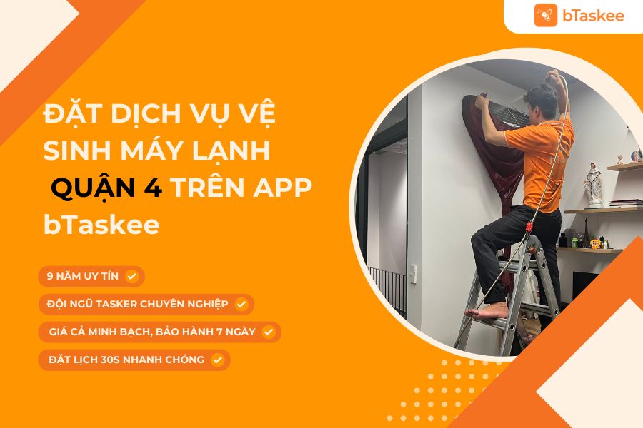 vệ sinh máy lạnh quận 4