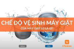 Chế độ vệ sinh của máy giặt LG