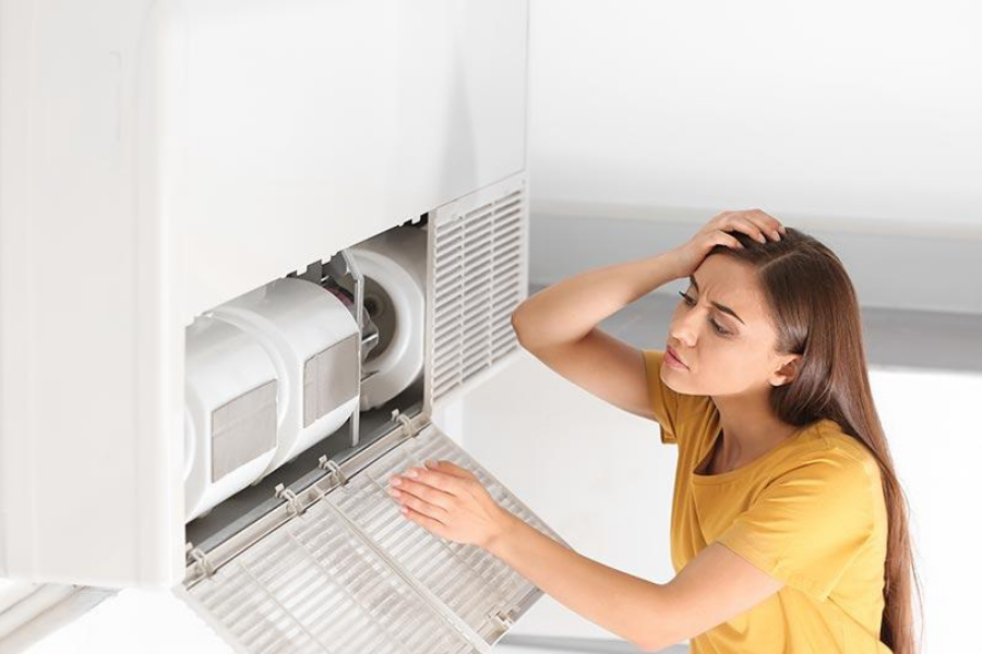 Dấu hệu máy lạnh chưa vô điện