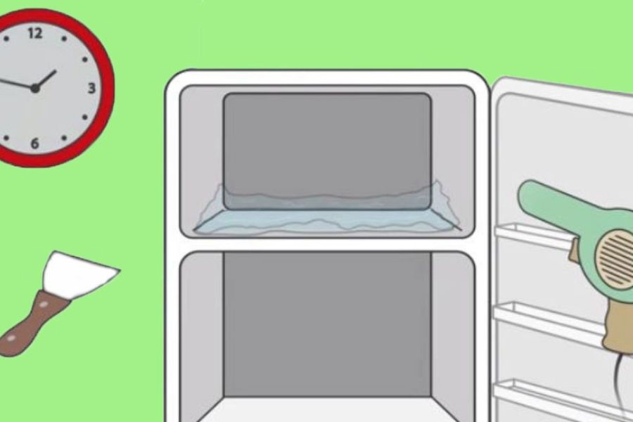 Bạn nên dùng các thiết bị chuyên dụng để xả đông tủ lạnh