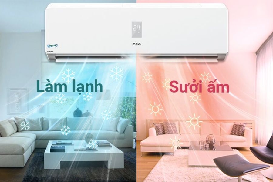 Sự khác biệt giữa máy lạnh 1 chiều và máy lạnh 2 chiều