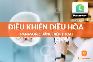 Điều khiển điều hòa Panasonic bằng điện thoại