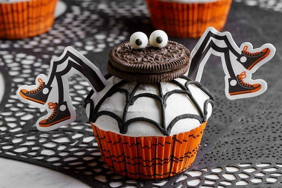bánh cupcake hình nhện
