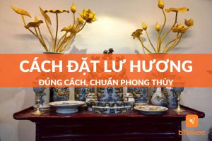 cách đặt lư hương trên bàn thờ