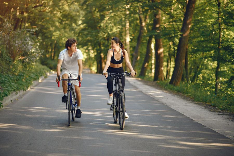 Đạp xe giúp giảm cân và cải thiện thể lực
