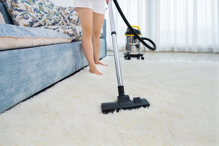 Nên vệ sinh thảm 1 lần/tuần để đảm bảo sức khỏe gia đình bạn