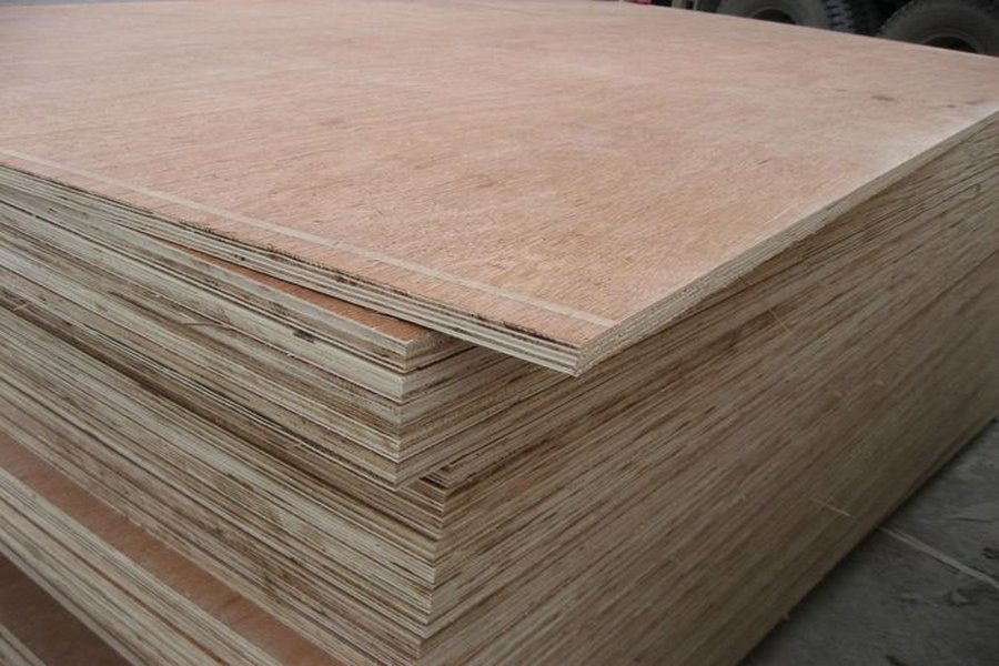 Ép gỗ qua 2 lần để tạo thành ván gỗ MFC