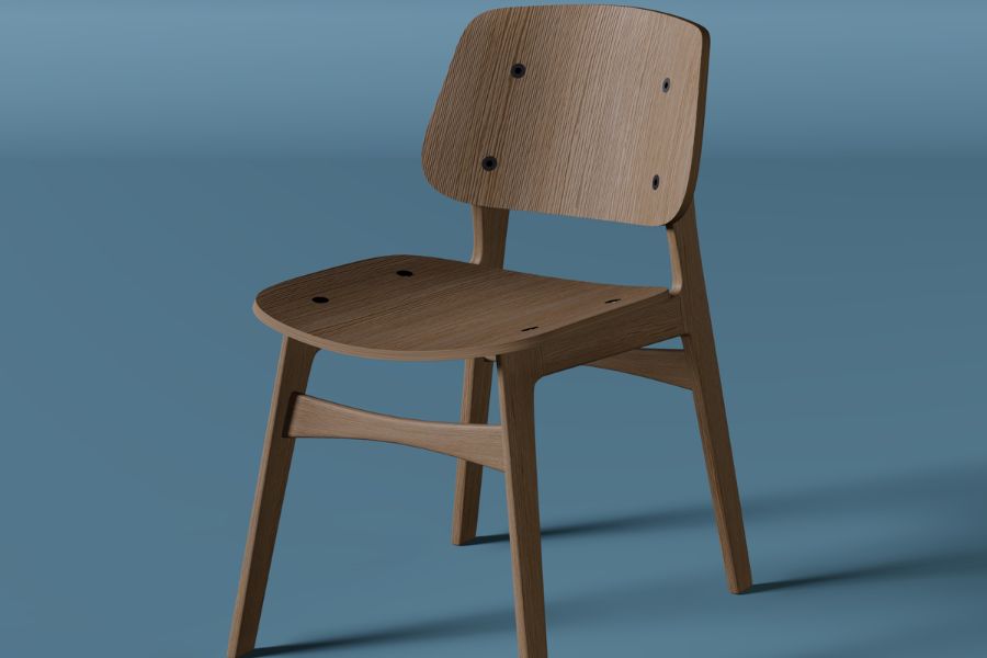 Ghế chế tạo từ gỗ sồi thường mang kiểu dáng cổ điển, tinh tế