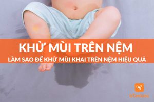 làm sao khử mùi khai trên nệm