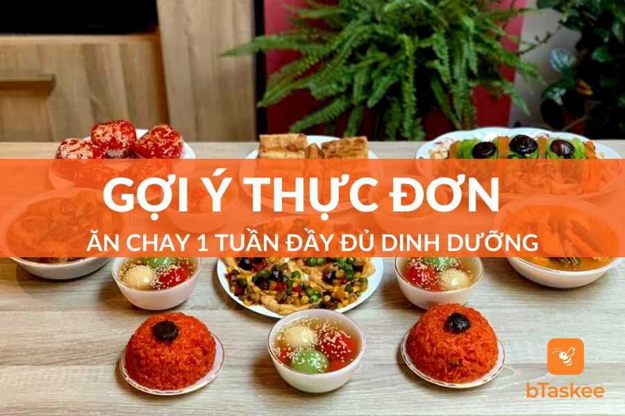 thực đơn ăn chay 1 tuần ngon hấp dẫn