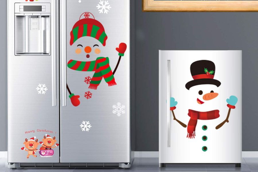 Thay đổi không gian cho căn bếp bằng miếng decal trang trí tủ lạnh