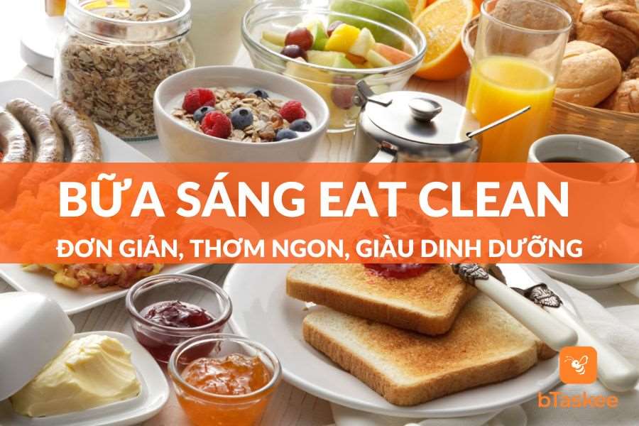 bữa sáng eat clean đơn giản