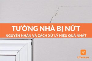 cách xử lý tường bị nứt