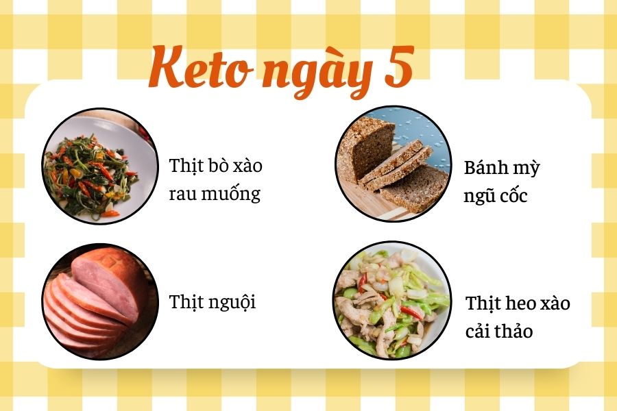 Gợi ý thực đơn Keto thuần Việt ngày 5 đơn giản, dễ chế biến