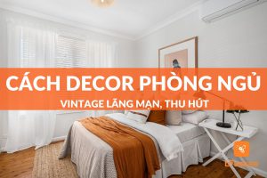 decor phòng ngủ vintage