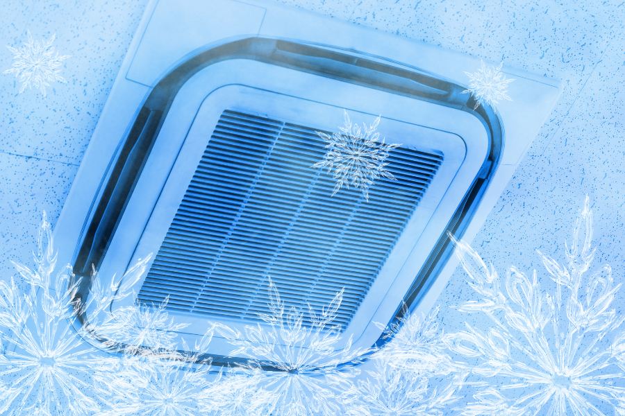 Máy lạnh âm trần có khả năng thổi gió theo nhiều hướng khác nhau