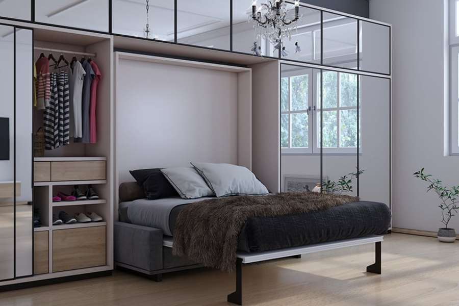 Lựa chọn đúng kích thước tủ áo quần sẽ giúp không gian phòng ngủ thêm ngăn nắp hơn