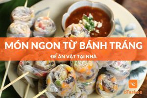 món ngon từ bánh tráng