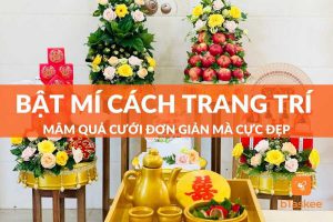 trang trí mâm quả cưới