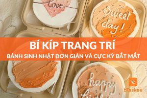 trang trí bánh sinh nhật đơn giản