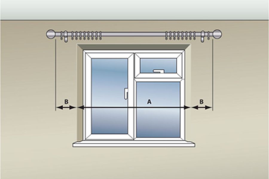 Tìm kiểu cách tự đo kích thước rèm cửa sổ bằng vải đơn giản ngay tại nhà