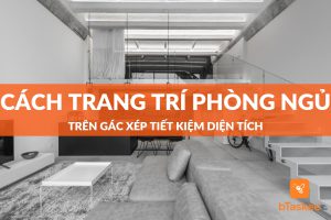 cách trang trí phòng ngủ trên gác xép hiện đại và ấn tượng