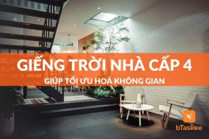 giếng trời cho nhà cấp 4