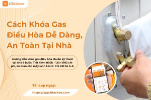 khóa gas điều hòa