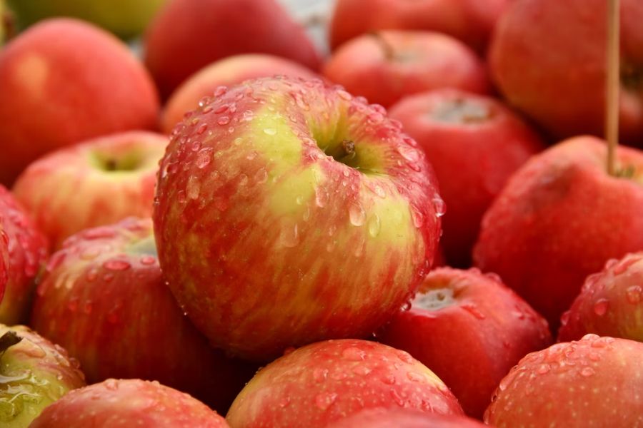 Trong táo chứa nhiều nước, vitamin C,... giúp tăng cảm giác no lâu